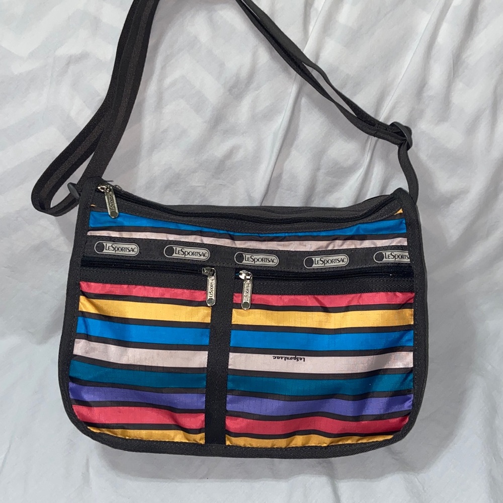 Vintage like new LeSportsac Old School large crossbody Bag
